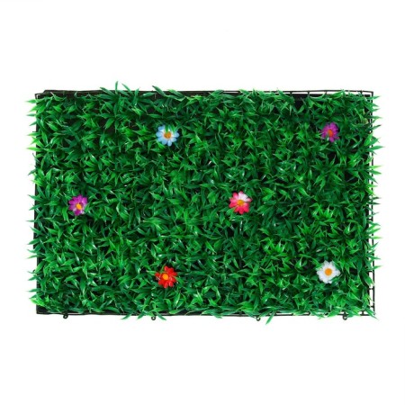 Decorative panel, 60 × 40 cm, "Grass with flowers", Greengo-11