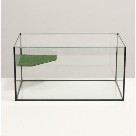 Terrarium with cover glass and bridge 50 liters, 55 x 33 x 29 cm-1