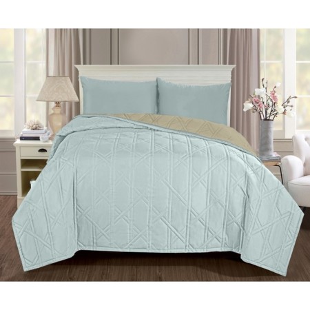 ARTI bedspread, size 140x200 cm, silver color