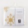 Goldenflakes "Ethel" Golden Snowflakes 149x300 +/- 3cm, 100% cotton, 190 g/m2