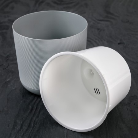 Pot with the insert "Lyon", 2 l, the color is gray-2