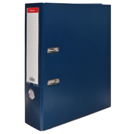 A4, 80 mm, Erichkrause "Business" folder, with arched mechanism, blue-3