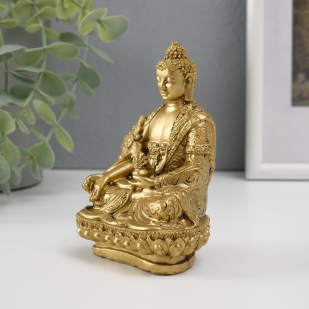 NECK Polystone Bronze "Buddha on the lotus" 12x8x6.5 cm 496068-1