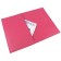 Cover for a passport with a pocket, pink color
