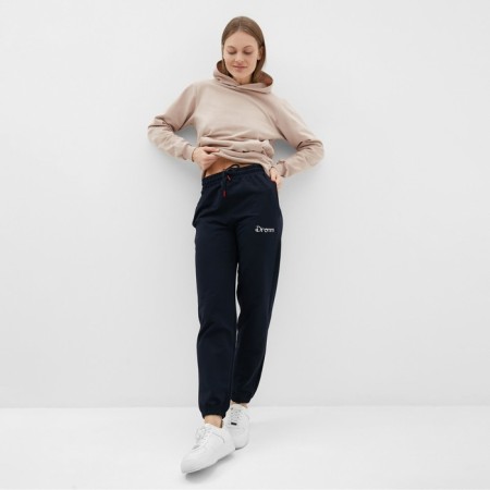 Women's pants, dark blue color, size 44 (m)-1