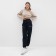 Women's pants, dark blue color, size 44 (m)