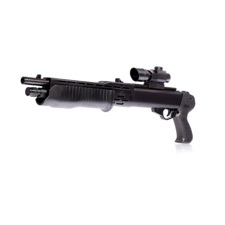 Pneumatic "hunter" shotgun, with a laser-9