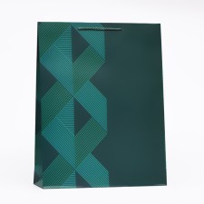 Gift Green Romb Package, 33 x 42.5 x 10 cm