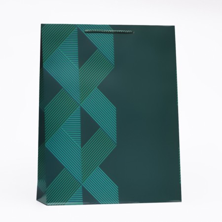 Gift Green Romb Package, 33 x 42.5 x 10 cm
