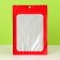 SIP-Lock pack with a window, with euroslot, red, 14 x 20 cm