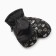 Winter children's mittens minku, black color, 18cm
