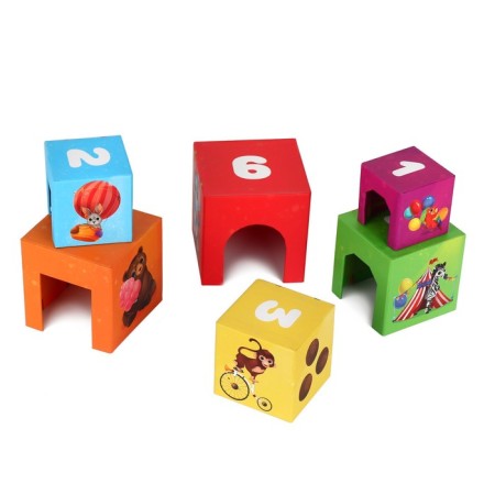 Board game "Smart cubes. We study the numbers ", 1+-2