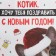 Package Gift Craft "Kotik", 22 x 22 x 11 cm, New Year