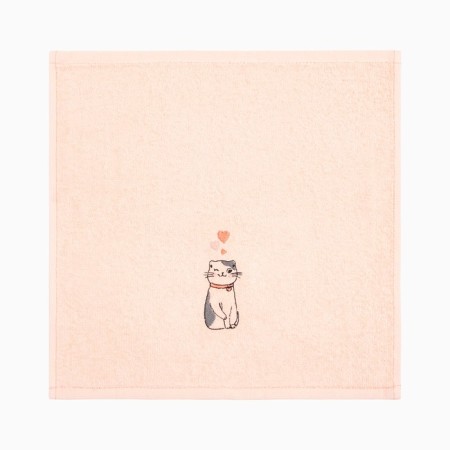 A set of towels "cats" 30x30 cm-3pcs, 100% cotton 340 g/m2-1
