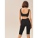 Women's bicycles with the braid "Kosichka" Mirey Short Legings Plait, size 46-48, black color