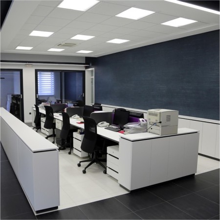 LED ceiling LED UNIL, 45 W, IP40, LED, 6500K, 4300 LM, 19x595x595 mm, white color-6
