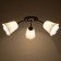 Chandelier "Online" (Flower) 3x15W E27 Model: BR 00234 Black/White