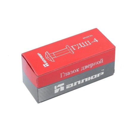Глазок дверной "АЛЛЮР" ГДШ-4 БШт 60-100 мм d=16 мм, цвет ст. бронза-1