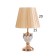 Table lamp "Ineze" 1x40W E27 1x4W LED gold/beige 25x25x45cm