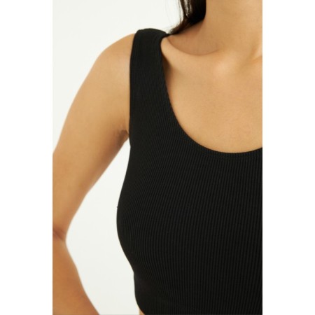 Top female Eliseeva Olesya, size 46, black color-2