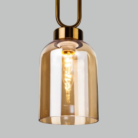 Suspended lamp with a glass ceiling FLOU, 40W, E27, 15x15 cm-3