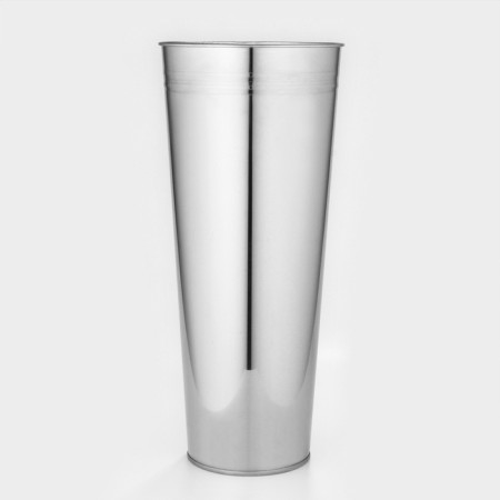 Vazon without pens, 11 l, h = 49 cm, stainless steel, GOST-1