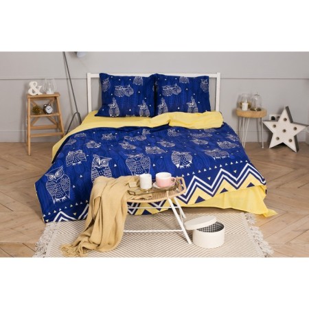 Bed linen "Ethel" 2 joint venture owls (type 3) 175 x 215 cm, 200 x 220 cm, 70 x 70 - 2 pcs-7
