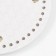 The basis for knitted products to the leatherette "Round braid" white 15x15 cm