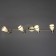 Spot Vento 4x40W E14 bronze 34x95x25 cm