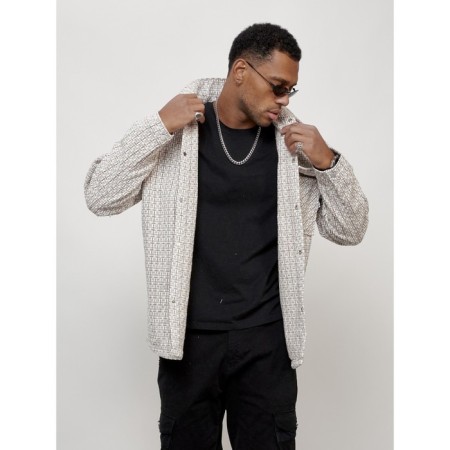 Male windbreaker, size 52, beige color-5