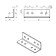 Furniture corner 30x90x2.5 mm, zinc, in packaging 50 pcs.