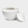 Porcelain sugar tower with a Wilmax lid Julia Vysotskaya, 340 ml, white color