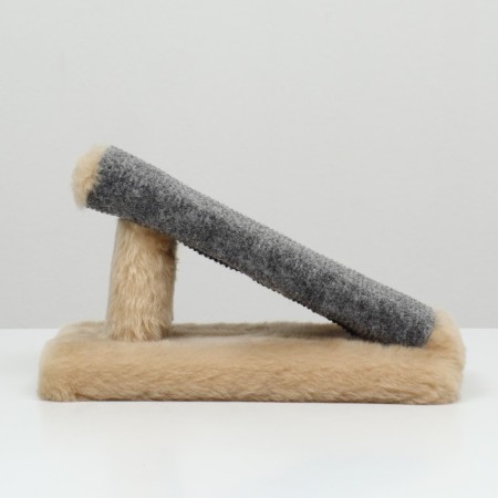 Clawing "Gorka" mini-version, 29 x 14 x 14 cm, carpet, light brown-2
