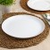 Plate flat diwali, d = 25 cm, white color
