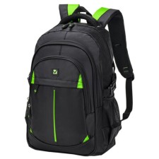 Brauberg Titanium Brauber Universal, 3 compartments, black, light green inserts, 45x28x18 cm, 270766