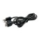 Cable 3 in 1 Ergolux ELX-CDC05-C02, USB-Microusb/ Lightning/ Type-C, 3A, 1.2M, Black