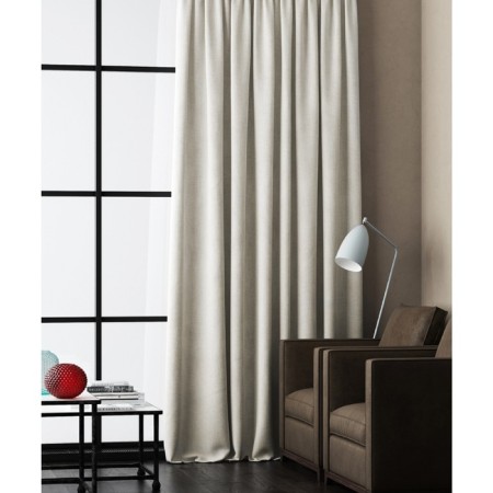 Non -combustible curtain "Eclipso", size 145 x 280 cm, ivory color