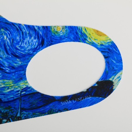 Mask from neoprene reusable, "Star Night"-4