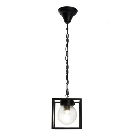 Sadovo-park lamp Feron PL705, IP44, E27, 60 W, 180x180x830 mm, black color-5