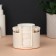 Container for storing cosmetic supplies "Zoy", 10 x 8.2 x 8.6 cm ivory color