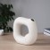 VAZA Ceramics Table "Laszlo" D-3CM, 18.5x19.5 cm, white