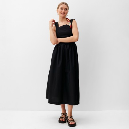 Women's dress Minaku: Casual Collection Black Color, Rr. 44