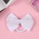Hair elastic band "Schoolgirl" Bant Peas, 9 cm, white