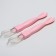 A set of children's spoons, 2 pcs., Pink color