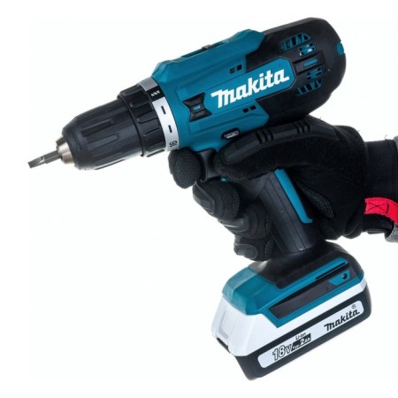 Makita DF488DWAE, 18 V, 2x2 Ach, Li-Ion, 42/24 Nm, 400/1400 rpm, case, case-5