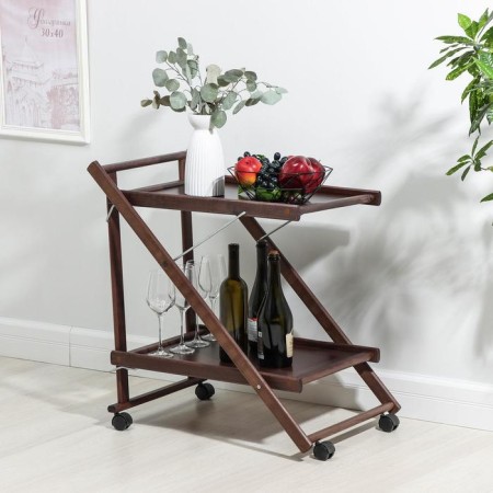 Serving table 2-tier r.phillip, 75 × 45 × 62 cm, dark beech