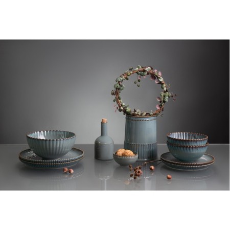Set of plates Tkano Kitchen Spirit, 21 cm, 2 pcs, dark gray color-4