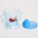 Set of dishes 4 objects, bowl, fork, spoon, stroke hard nose 200 ml., Mix color