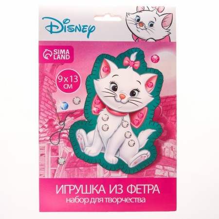 Set for creating a toy made of felt "cat Marie", cats aristocrats-1