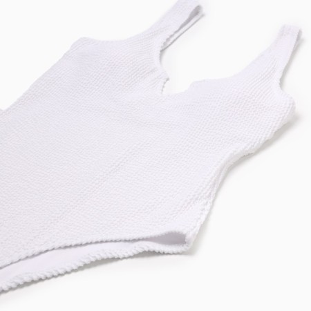 Swimsuit female adhesive minku color white, size 46-1